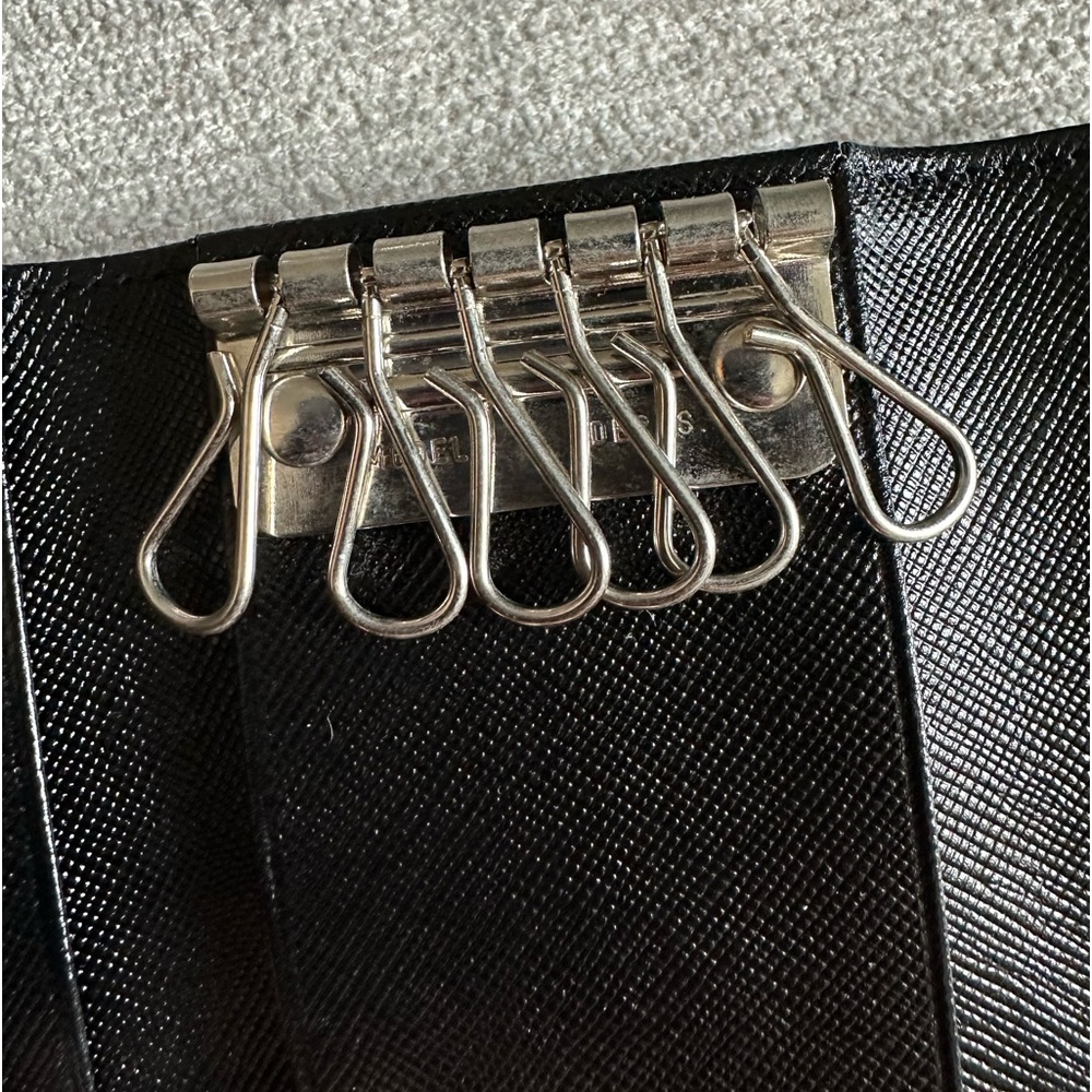 Prada Black Key & Card Holder - Picture 6 of 9